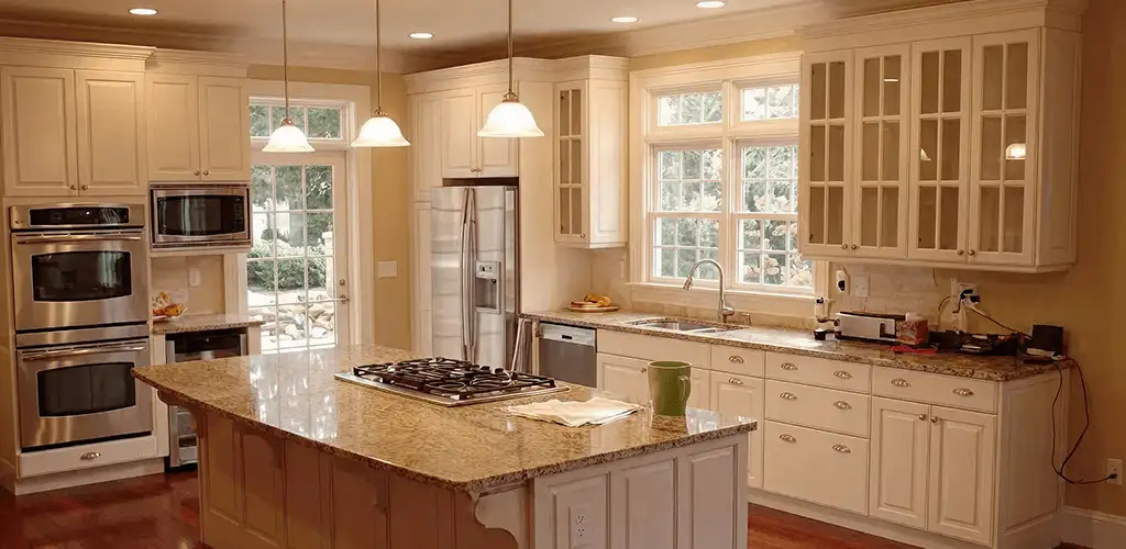 Custom cabinet door installation and kitchen upgrade in Bakersfield, CA