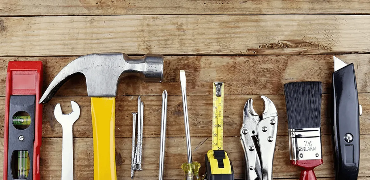 Handyman tools for home repairs and maintenance services in Bakersfield, CA