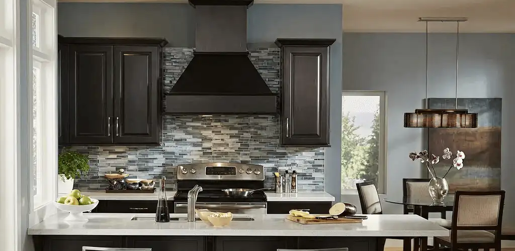 Kitchen cabinet painting and refinishing in a modern kitchen in Bakersfield, CA